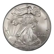 2002 American Silver Eagle Coin