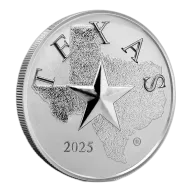2025 1 oz Texas Mint Silver Cowboy Round (New)