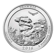 2016 Shawnee ATB 5 oz Silver - America The Beautiful