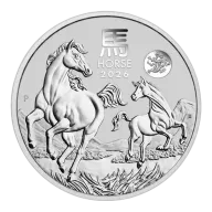 2026 Australian Lunar Horse with Dragon Privy 1oz Silver Coin