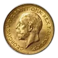 1925-1932 South Africa Gold Sovereign George V BU