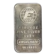 1 Oz Silver Bar - Engelhard (Random Design)