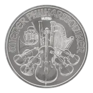 2019 1 oz Austrian Platinum Philharmonic Bullion Coin