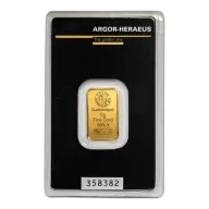 5 gram Gold Bar - Argor-Heraeus (In Assay)