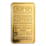 1/4 oz Gold Bar - Johnson Matthey