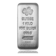 PAMP Suisse Silver Bullion - 1 KG