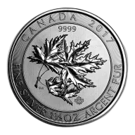 Pre-Owned 1.5 oz Superleaf Silver Coin