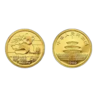 Any Year 1/20oz Chinese Gold Panda (1982-2015)