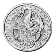 Pre-Owned 2 oz Queen's Beasts Silver Coin