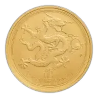 2012 Gold 1 oz Lunar Year of the Dragon Bullion Coin - Perth Mint