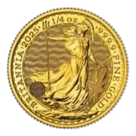 2025 Gold Britannia 0.25 oz Bullion Coin
