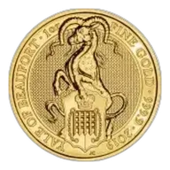 2019 1 oz Gold Queen's Beasts Yale of Beaufort Bullion Coin