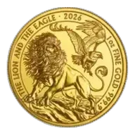 1 oz The Lion and The Eagle Gold Coin