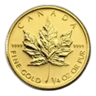2006 Canada 1/4 oz Gold Maple Leaf BU