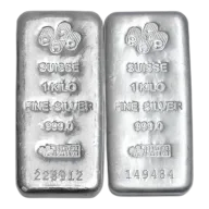 1kg PAMP Silver Cast Bar (Secondary)