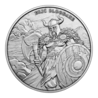 Legendary Warriors Eric Bloodaxe Silver Round 1oz