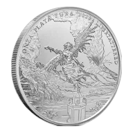 Zombucks World Libertattered Silver Round 1oz