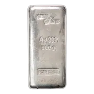 500 Gram Silver Bullion Bar - Various Brands
