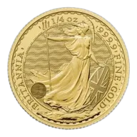 1/4 oz Gold Britannia Coin - Random Year