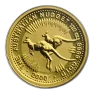 2000 Australia 1/20 oz Gold Nugget