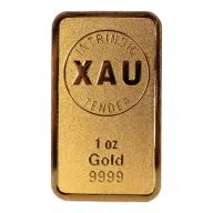 Intrinsic Tender XAU Minted Gold Bar 1oz