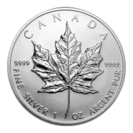 1 oz Maple Leaf Silver Coin | Mixed Years