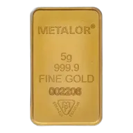 Metalor 5g Gold Wafer Bar - Pre-Owned