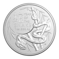 2025 Royal Australian Mint Lunar Snake Silver Coin - 1oz