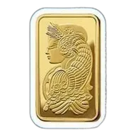 20g Pamp Suisse Gold Lady Fortuna Minted Bar - Swiss Gold