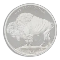 1 oz Golden State Mint Buffalo Silver Round