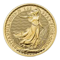 Pre-Owned 2023 UK King Charles III Coronation Britannia 1oz Gold Coin