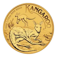 2025 $15 Australia Gold Kangaroo 1/10 oz .9999 Fine Brilliant Uncirculated