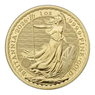 2026 1 oz British Gold Britannia Coin (BU)