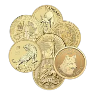 1/4 oz Assorted Gold Coin (Random Mint, Year, & Varied Condition)