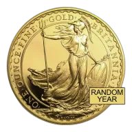1 oz Gold Britannia Coin (Random Year)