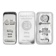 500 gram Silver Bar - Random Brand - Secondary Market