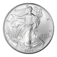 2004 American Silver Eagle 1 oz $1 - BU