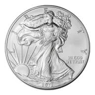 2012 American Silver Eagle 1 oz $1 - BU