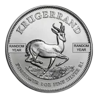 South Africa 1 oz Silver Krugerrand (Random Year)
