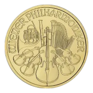 Pre-Owned 1 oz Philharmonic Gold Coin
