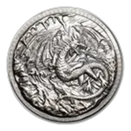 10 oz Silver Ultra High Relief Round - Dragon vs Vikings