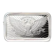 1 oz Silver Bar - Pamp 250th Anniversary of the United States Vintage - Heraldic Bald Eagle