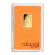 2.5 gram Gold Valcambi Bar