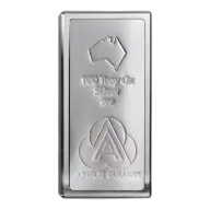 100oz Ainslie Silver Stacker Bar