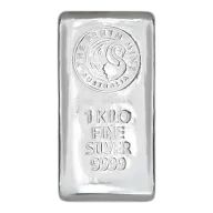1kg - Perth Mint Silver Cast Bar