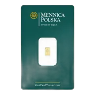 1/2g Gold Mint Bar - Mennica Polska