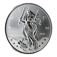 1 oz Lady Justice Silver Coin