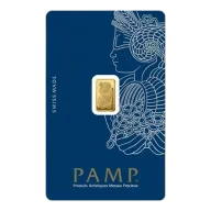 PAMP Lady Fortuna Veriscan 1 g Gold Bar