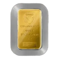 1 Gram Gold American Independence Germania Mint Gold Minted Bar