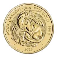 1 oz Tudor Beasts Gold Coin